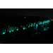 Cotter Bridge lit in mint lights