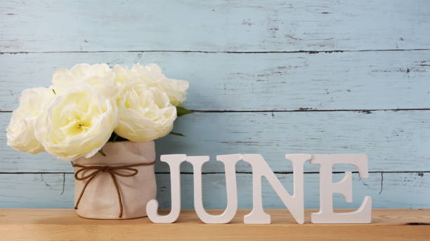 June with white flower
