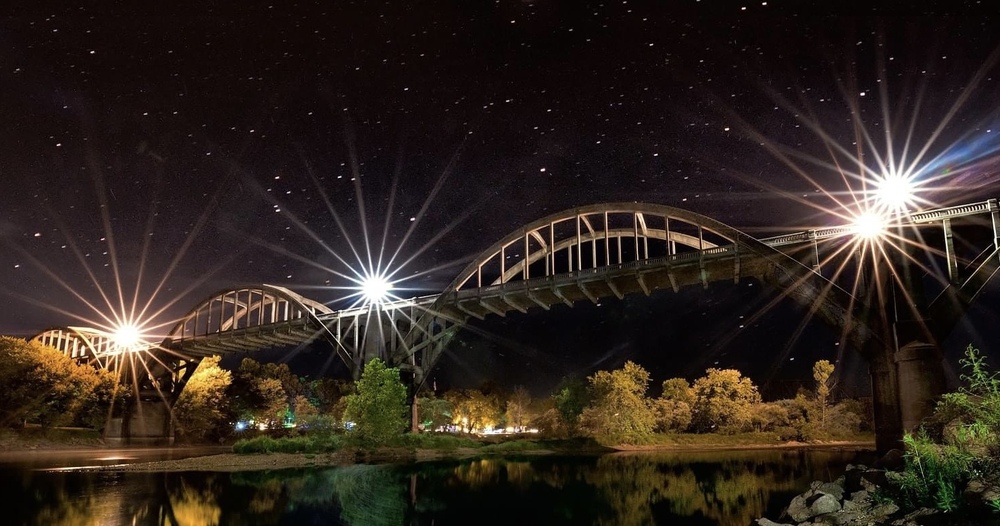 cotter bridge over water