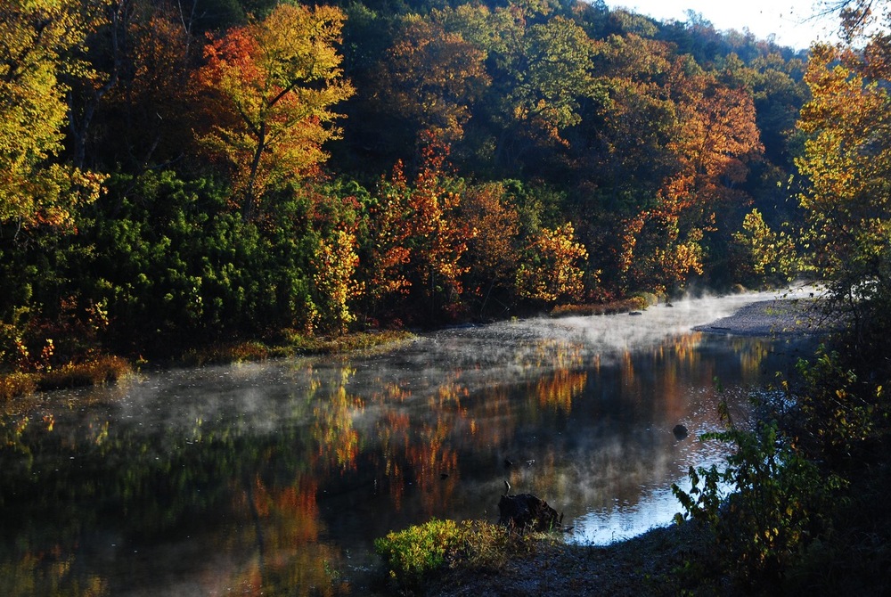 White River in the fall