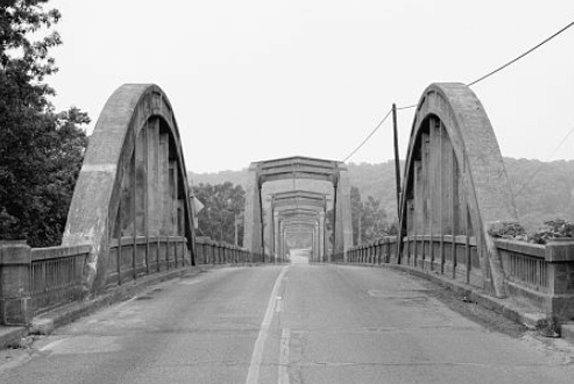 Historic shot from on the bridge