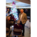 Peter Peitz mingles with event attendees.