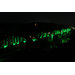 Cotter Bridge lit in green lights