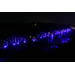 Cotter Bridge lit in blue lights