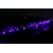 Cotter Bridge lit in purple lights